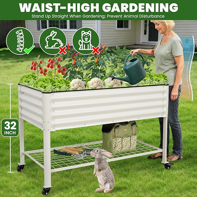 Elevated Raised Garden Bed 2' x 4' - Image 2