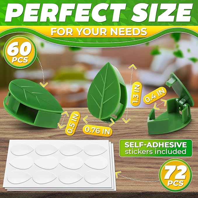 60Pcs Plant Climbing Wall Fixture Clips - Image 2