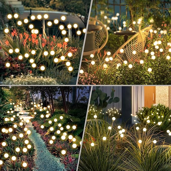 Solar Lights Outdoor Waterproof, 2 Packs 16LED, Solar Garden, Garden Decor - Image 6