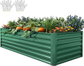 YITAHOME 6x3x2ft Large Raised Garden Bed Kit, Galvanized Metal Planter Box by YITAHOME