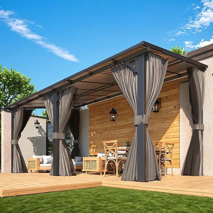 AECOJOY 16' x 8' Gazebo Outdoor Pergola by AECOJOY