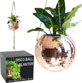 SCANDINORDICA Disco Ball Planter – Value Package: Mirror Disco Planter by SCANDINORDICA