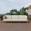 Acanva Modern Outdoor Patio Furniture Set, All-Weather Aluminium Conversation by acanva