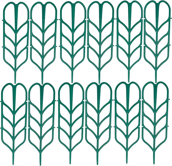 Garden Trellis for Climbing Plants 12 PCS Plastic Indoor Trellis for Potted by Jashem
