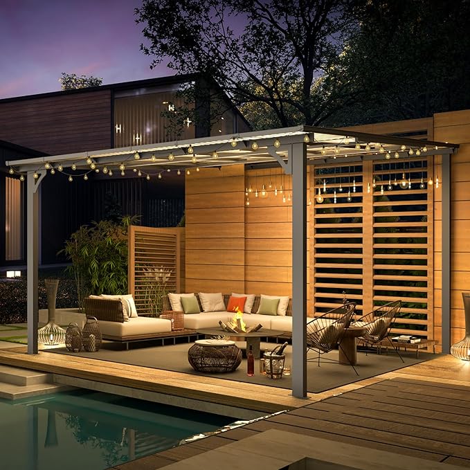 AECOJOY 12' x 12' Gazebo Outdoor Pergola - Image 2