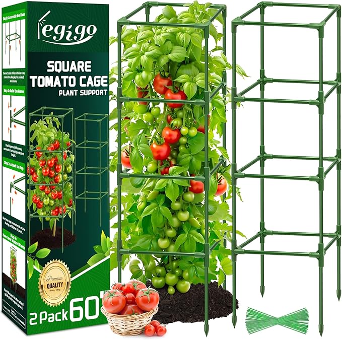 Legigo 2 Pack Square Tomato Cages by Legigo