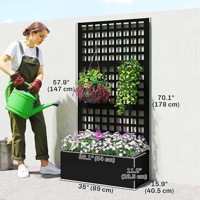 Outsunny Galvanized Raised Garden Bed - Image 7