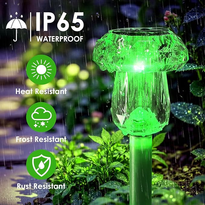 Mancra 8 Pack Solar Garden Lights Outdoor - Image 5