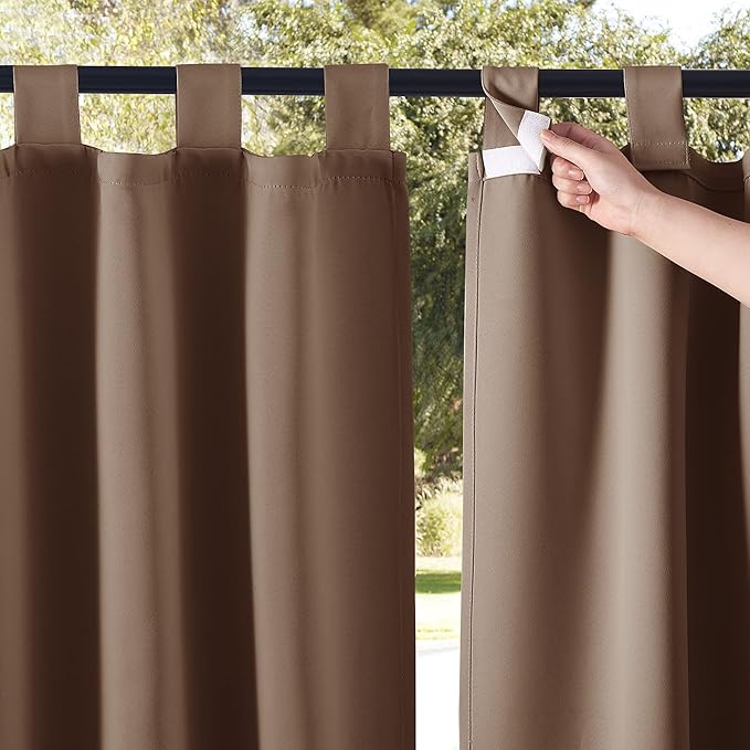 NICETOWN 2 Panels Outdoor Curtains by NICETOWN