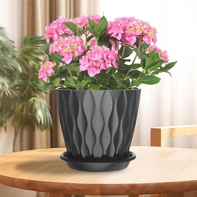 6 Pack 6 Inch Indoor Plant Pots - Image 5