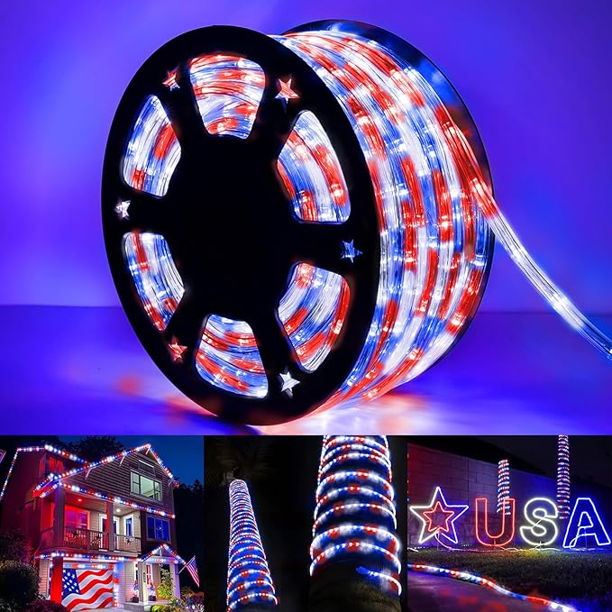 200ft LED Rope Lights Outdoor, 1440 LED Flexible Tube Lights - Image 2
