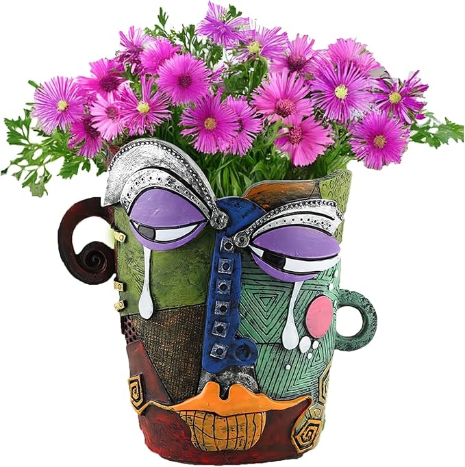 Picasso Brutalist Abstract Face Planter by TOZLU
