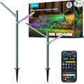 Govee Outdoor Garden Lights 2 Pack, RGBWWIC Smart LED Pathway Lights by Govee