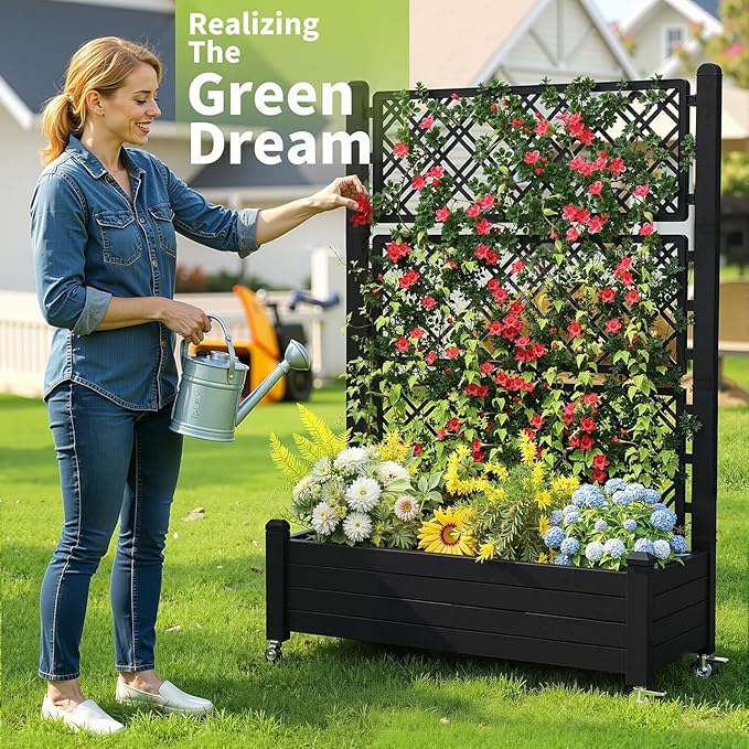 EasyUp Rolling Garden Planter Box - Image 4