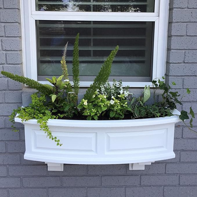 Mayne Nantucket 3-Foot Window Box – Self-Watering, Weather-Resistant Planter - Image 7