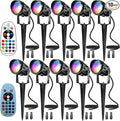 Halloween Christmas Landscape Lights 12W RGBW Outdoor Spot Lights by UPONELED