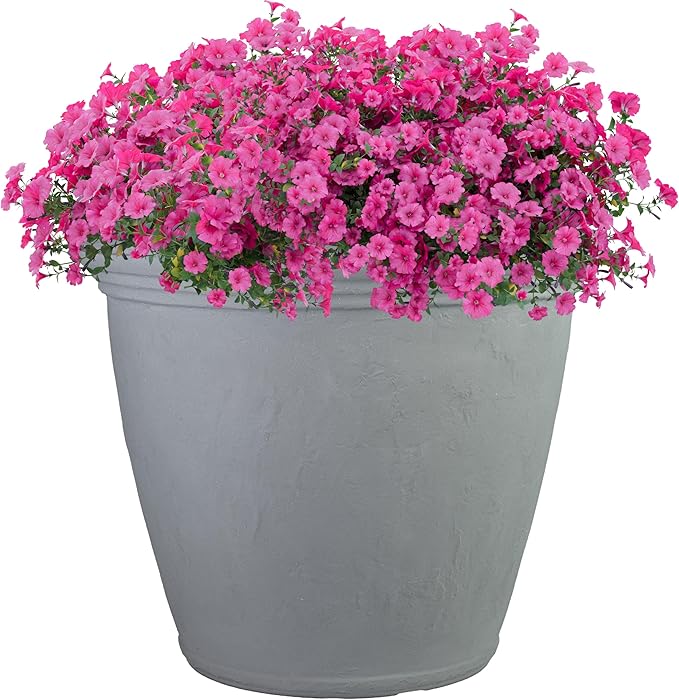 Sunnydaze 24-Inch Anjelica Large Plastic Pot by SunnydazeDecor
