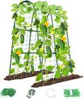 Cucumber Trellis for Raised Bed, U-Shape Garden Trellis for Climbing Plants by MYMULIKEHOME