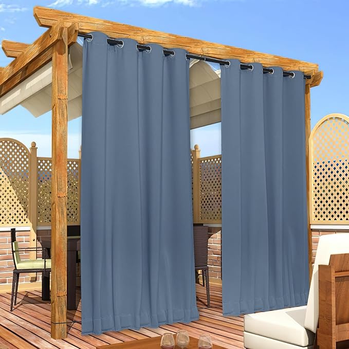 NICETOWN 2 Panels Outdoor Curtains - Image 7