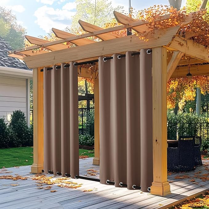 NICETOWN 2 Panels Outdoor Curtains - Image 8