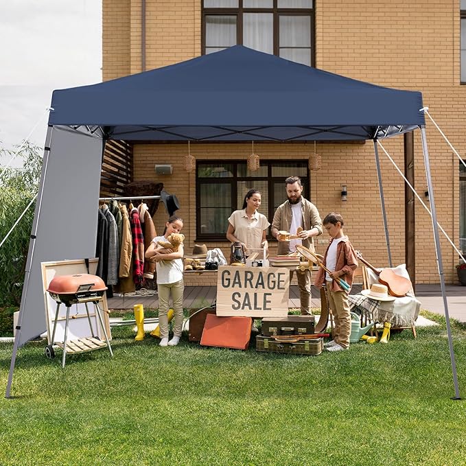 10X10 Pop Up Canopy, Slant Legs Instant Outdoor Canopy Tent - Image 6