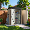 Greesum 5×3FT Outdoor Storage Shed, Metal Patio Storaged Sheds by BuynowfromGreesum