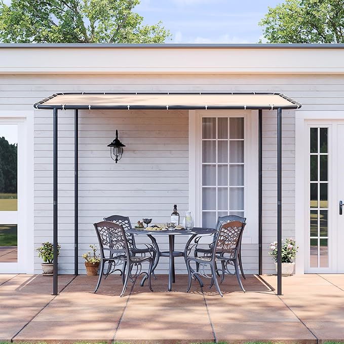 Aoxun 10x6 Lean to Gazebo Outdoor Pergola - Image 2
