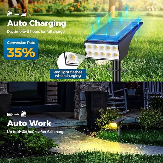 Solar Lights Outdoor Waterproof IP65, Spot Solar Light - Image 5