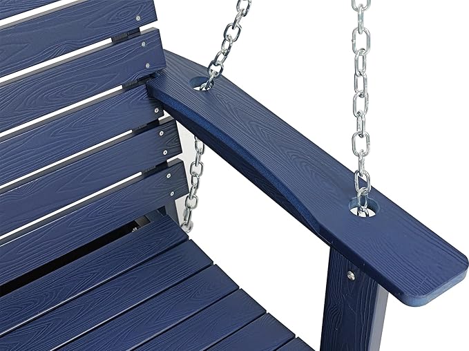 Poly Lumber 2-Seat Porch Swing, HIPS 4.5-Feet Bench Swing - Image 7