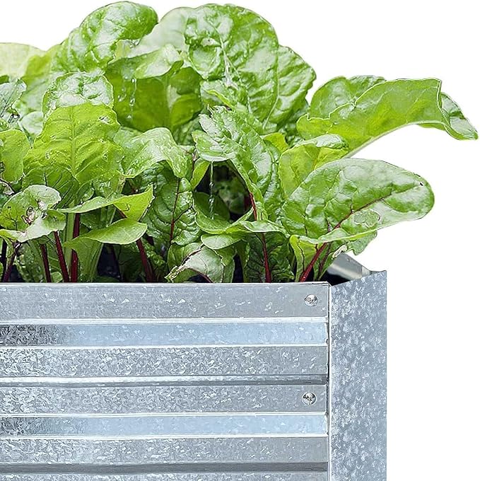Galvanized Steel Garden Bed 3-Pack, Outdoor Metal Garden Kit - Image 8