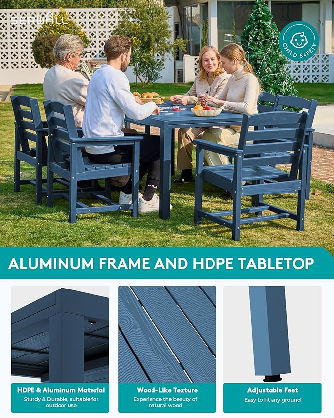 SERWALL Outdoor Expandable Dining Table 60" - Image 4