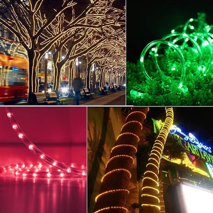 Minetom Color Changing Rope Lights: 72 Ft 220 LED Outdoor String Lights - Image 9