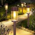 UME 2 Pack Solar Pathway Lights Outdoor, Bright Solar Garden Lights by UME