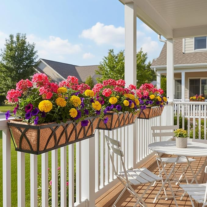 Window Deck Railing Planters Boxes - Image 6