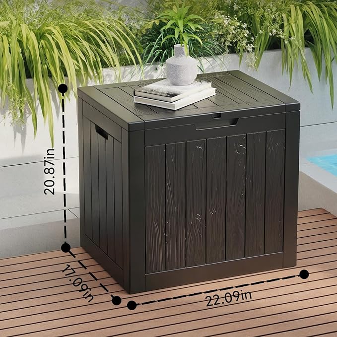 ROJIK 31 Gallon Outdoor Storage Box, Deck Box - Image 2