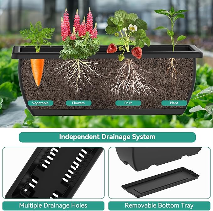 CADUKE Raised Garden Bed, Garden Raised Planter Box - Image 5