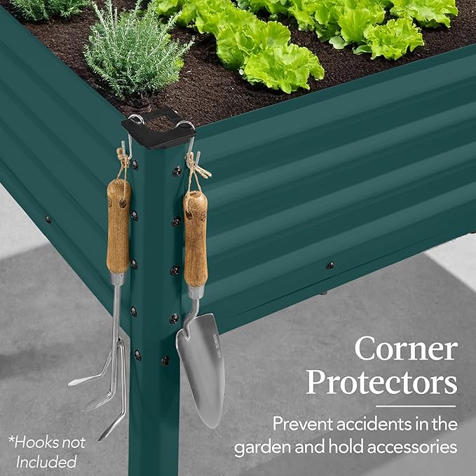Best Choice Products 48x24x30in Galvanized Raised Garden Bed, Metal Elevated - Image 7