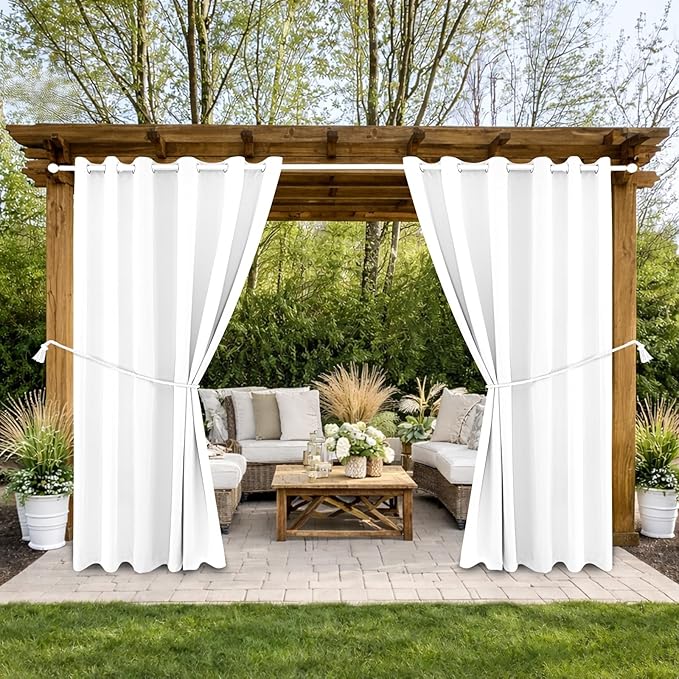 Outdoor Indoor Curtains W84 x L108 by DivaenCamino