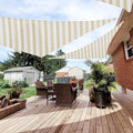 Patio Paradise 21' x 21' x 21' Sun Shade Sail Triangle Canopy Shade Cloth by Patio