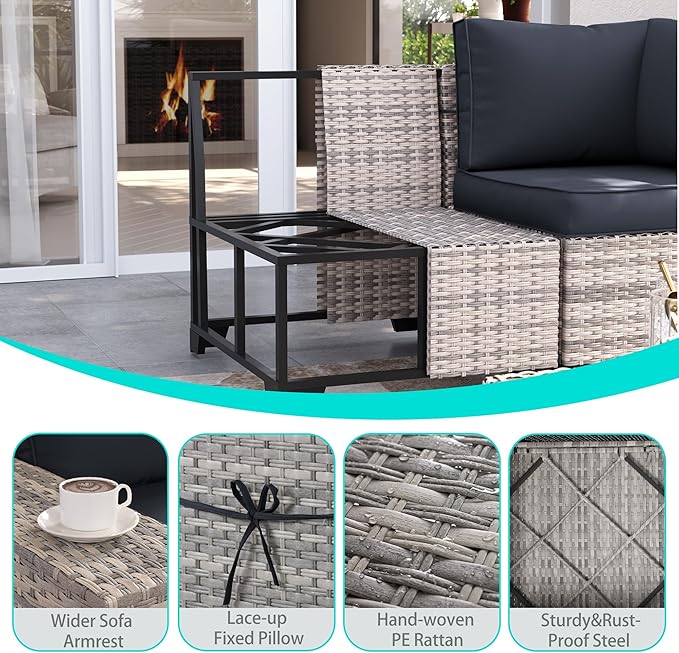 13-Piece Outdoor Patio Furniture Set - Image 4