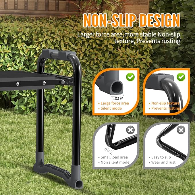 Garden Kneeler and Seat, Wider and Thicker Kneeling Pad Heavy Duty Gardening - Image 5