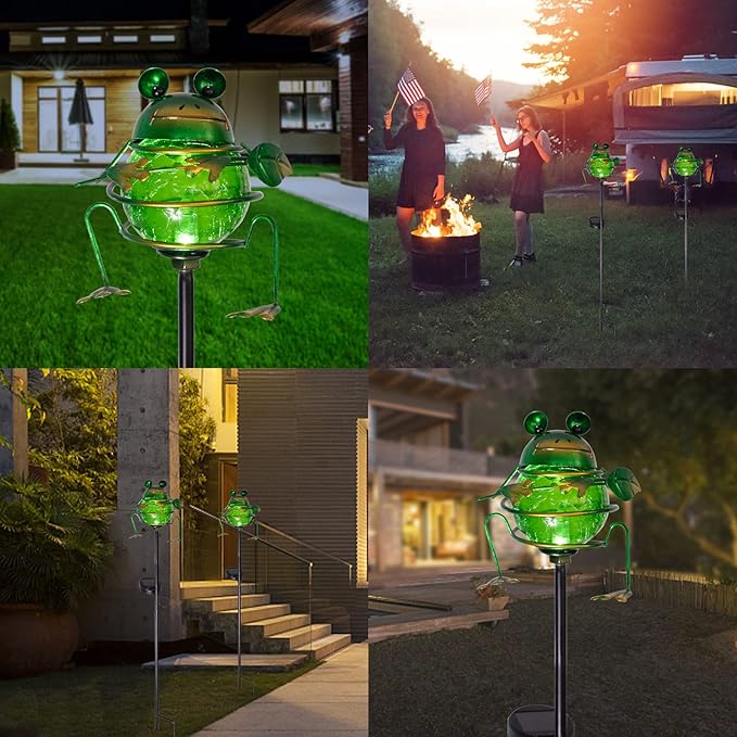 Bshine Solar Frog Garden Lights Outdoor - Image 4