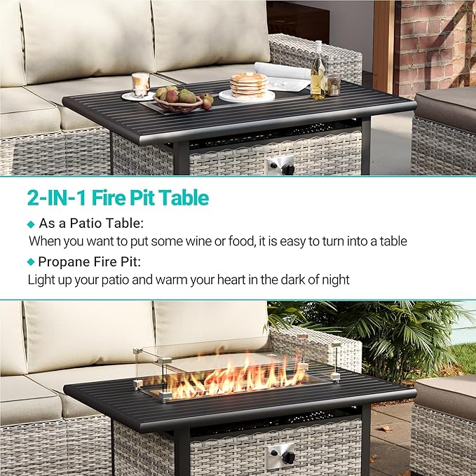 11-Piece Outdoor Patio Furniture Set - Image 4
