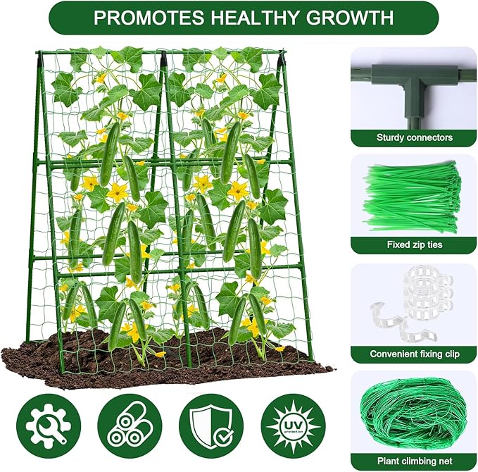 2-Pack A-Frame Cucumber Trellis - Image 6