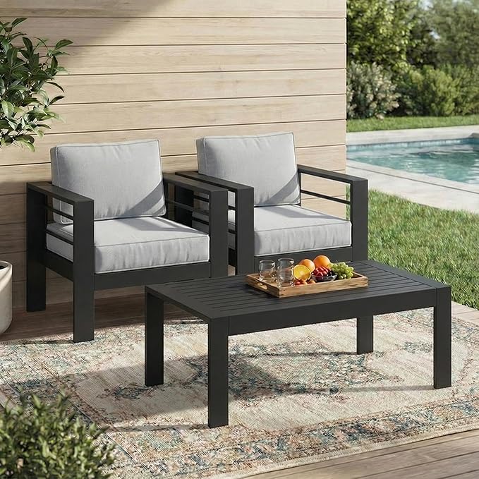 Solaste Aluminum Patio Furniture Set by Solaste