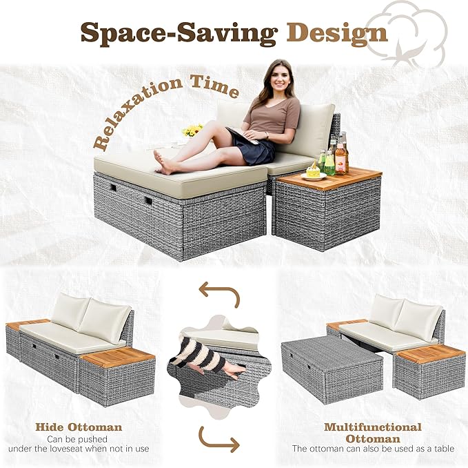 Flamaker Outdoor Rattan Daybed - Image 7