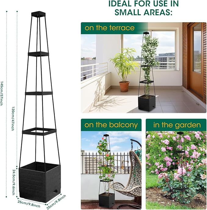 MQFORU 2Pack Raised Garden Bed Planter Boxes - Image 8