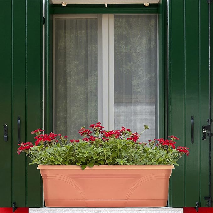 Southern Patio 36 Inch Rectangular Plastic Medallion Hanging Windowsill and - Image 7