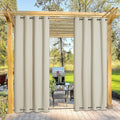 NICETOWN Outdoor Curtain for Patio Waterproof, Sun Blocking Rustproof Grommet by NICETOWN