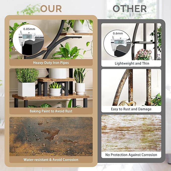 Plant Stand Indoor with Grow Lights - Image 9